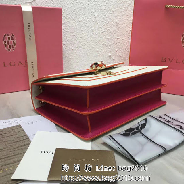 BVLGARI寶格麗 專櫃最新 閃電吊墜限量款 雙層風琴包 鏈條單肩斜挎包 B35106 FYD1287